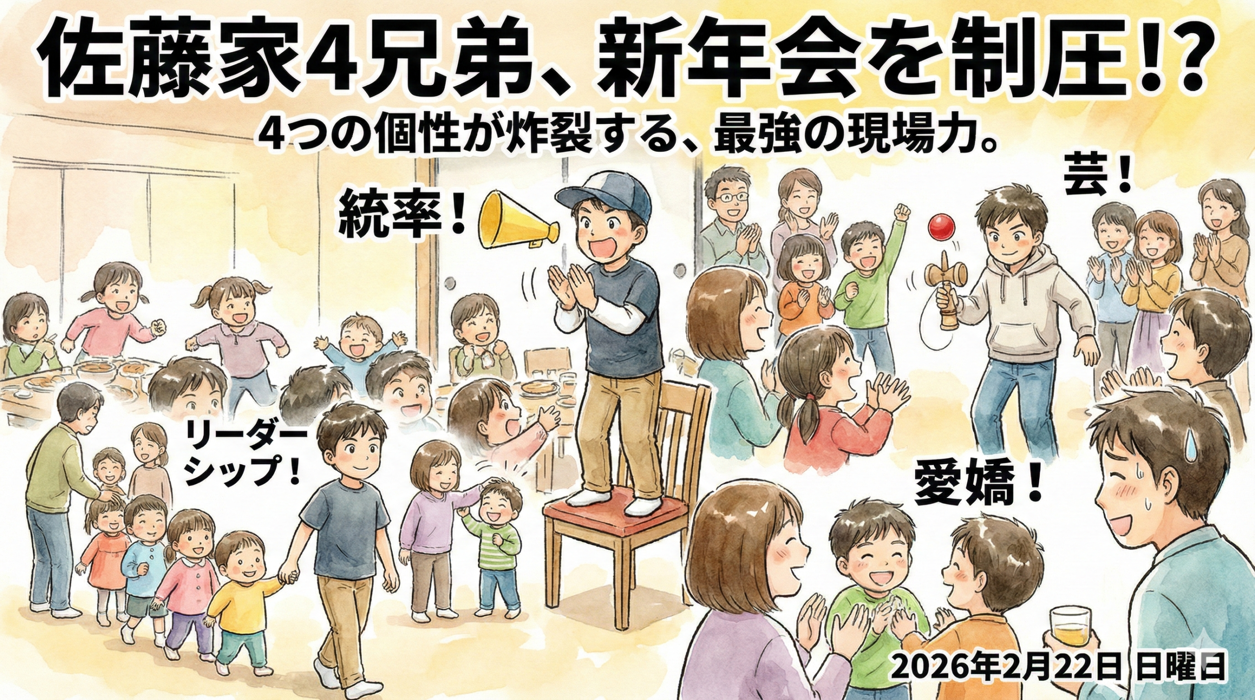 2026年2月22日（日）：佐藤家