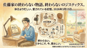 2026年3月15日（日）佐藤家