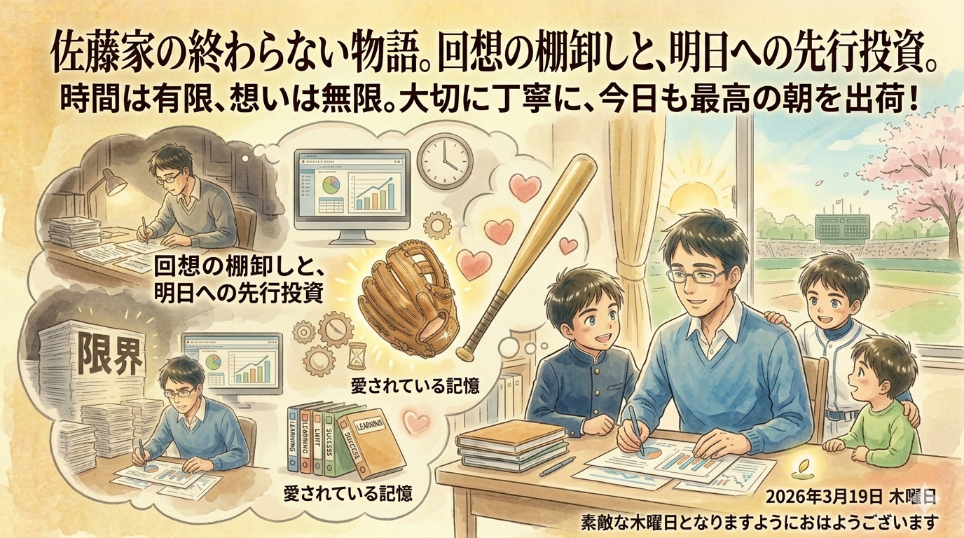 2026年3月19日（木）佐藤家