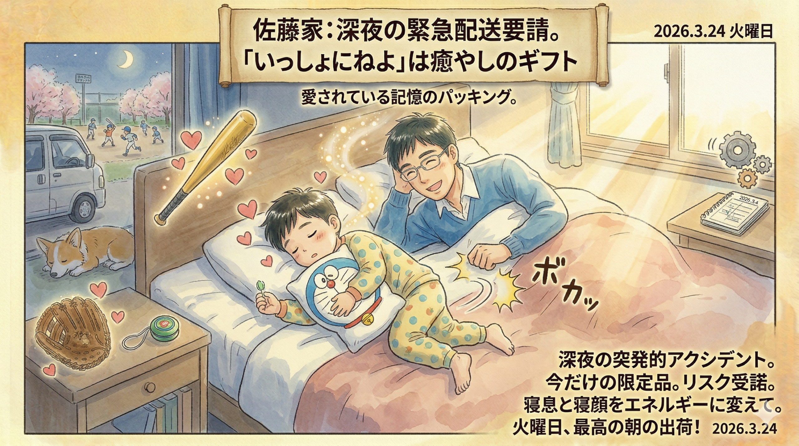 2026年3月24日（火）佐藤家