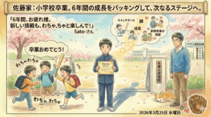 2026年3月25日（水）佐藤家