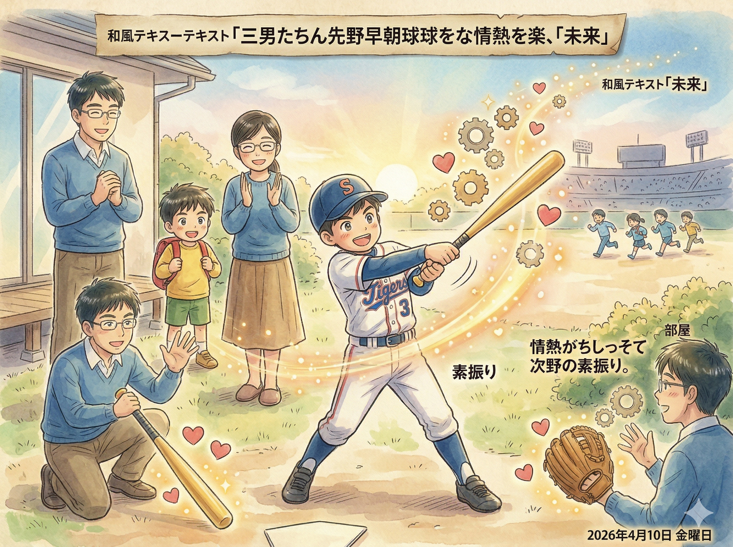 2026年4月10日（金）佐藤家