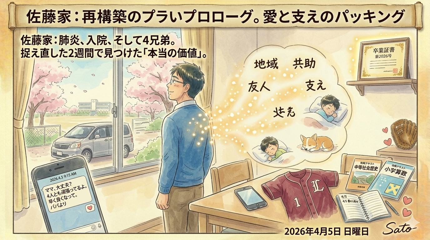 2026年4月5日（日）佐藤家