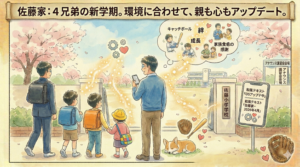 2026年4月6日（月）：佐藤家