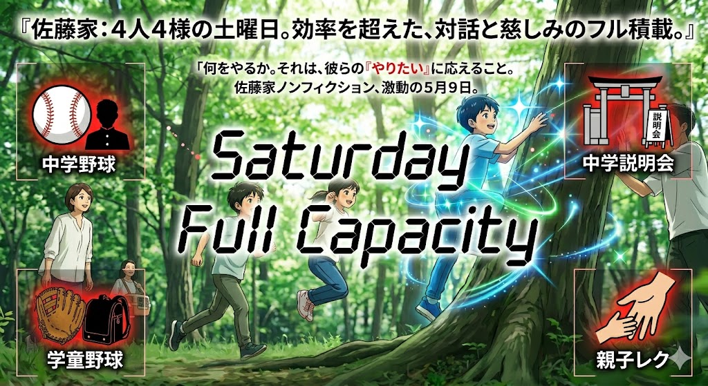 2026年5月9日（土）佐藤家
