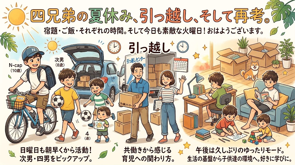 2026年8月4日（火）佐藤家