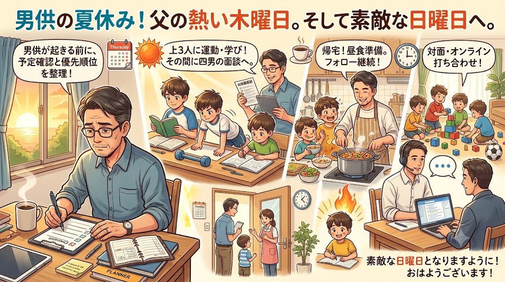 2026年8月6日（木）佐藤家