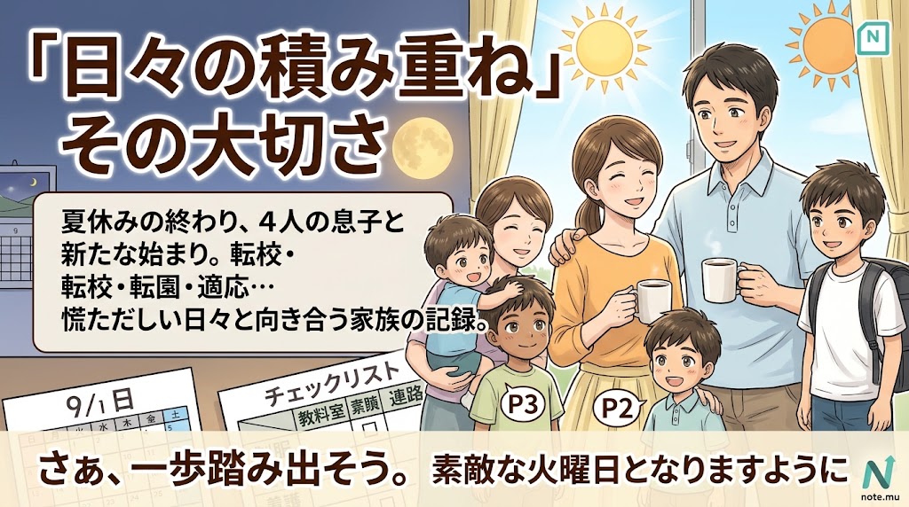 2026年9月1日（火）佐藤家